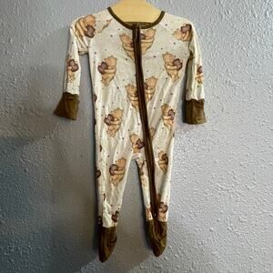 BAMBOO Pooh Bear One-Piece Zippy Size 3-6 Months